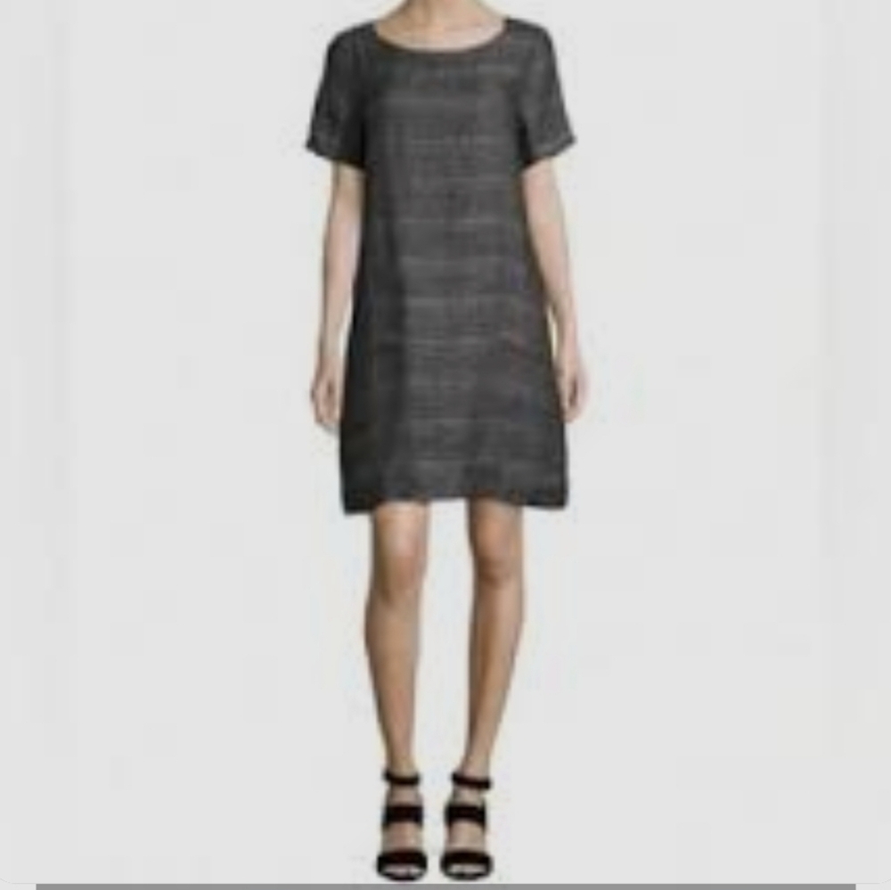 Eileen Fisher "Coastline" Shift Dress - Picture 3 of 13